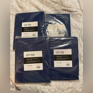 NWOT Jaklyn Crushed Texture Semi Sheer Rod Pocket Curtain Panels 50” x 84” (4)